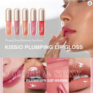 Plumping Lip Gloss,Tinted Lip Balm,Lip Stain Tint,Waterproof Long Lasting Lipstick,lip gloss,Ginger Lip Plumper for Women Nourishing Soft and Full Lips, Clear Lip Gloss Liquid Blush(#02)